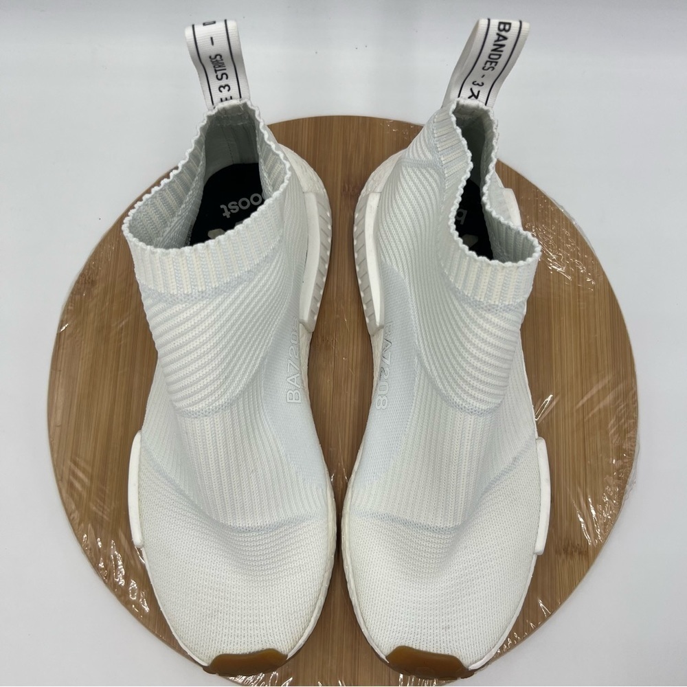 Adidas NMD City Sock Gum Pack White Rare Primeknit GUC Size 10 - Picture 6 of 15